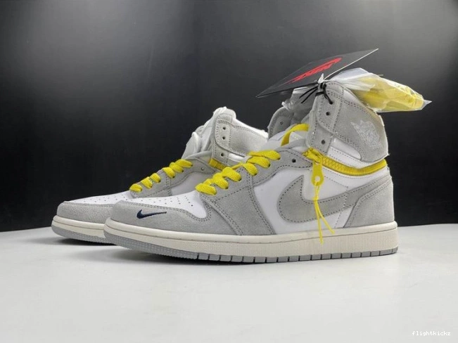 Switch High Air 1 CW6576-100 Light Jordan Smoke 0921